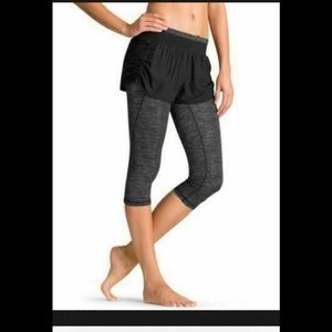 Athleta Shorts with Capri Leggings Size XS.